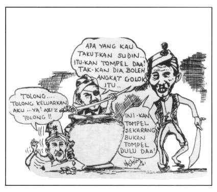 Cartoon by Hashim Salleh